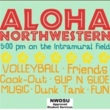 Aloha Northwestern poster