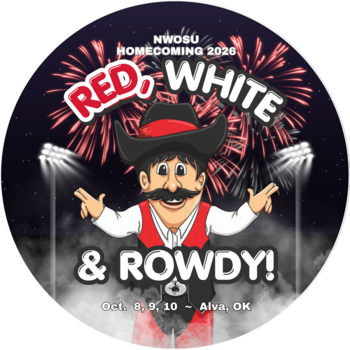 Northwestern Oklahoma State University 2026 Homecoming — Red, White and Rowdy, Oct. 8, 9 and 10 in Alva
