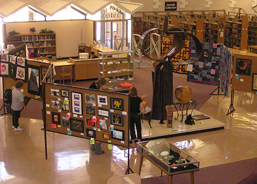 The look and feel of the NWOSU Art Society Art Show has changed a lot from its first one in April 2004. Club members have worked on fundraisers through the years to purchase display panels and provide prize money for students. This year’s 20th annual art show is set for March 5-31 in the J.W. Martin Library and will be open during the library’s normal operating hours. The library will be closed during Spring Break March 13-17.