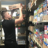 Alva's Methodist Church Makes Donation to Northwestern's Campus Food Pantry