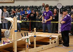Students from Burlington High School compete in the Heartland BEST Robotics competition on Nov. 2. Burlington won their fourth consecutive BEST Award.