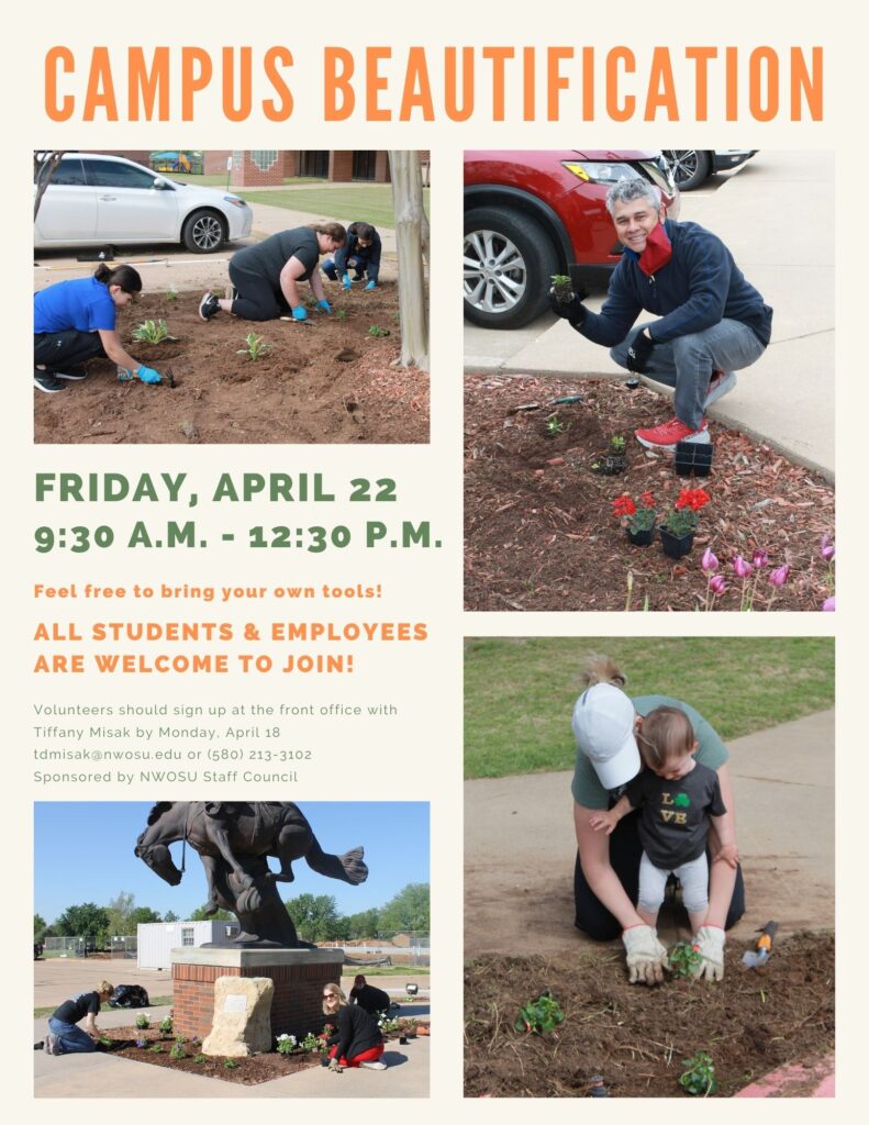 campus beautification enid