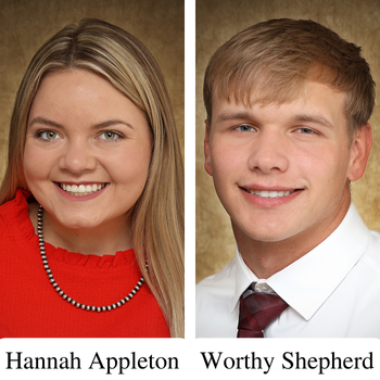 Health and Sports Science Education – Hannah Appleton of Drummond, South Barber (Kiowa, Kansas); Worthy Shepherd of Blackwell, Newkirk Elementary