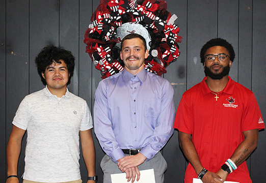 Ranger King finalists: Chris Perez, Marshal Howard and Jalen Ghee.