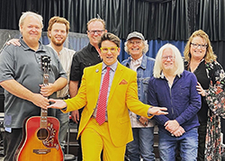 Lucas Ross (center) and the Oklahoma Opry Band.