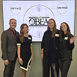 mass communication students learn from industry professionals at conference
