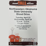 Northwestern Ranger Business, Pre-Nursing Clubs Sponsoring April Blood Drive