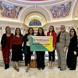 Northwestern Students, Faculty Attend Social Work Advocacy Day at State Capitol