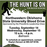 northwestern to play host to blood drive sept 14 15