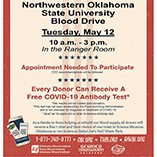 Northwestern Will Hold Blood Drive on May 12