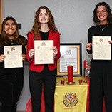 Northwestern’s English, Foreign Language, Humanities Department Inducts Students into Honor Societies