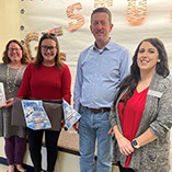 Northwestern’s SWAT Chapter Gives Donations for Compassion in Action Dignity Drive to Taft Elementary, Alva Middle Schools