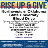 OBI Blood Drive looking for 78 donors April 20-21