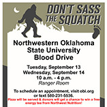 OBI Blood Drive Looking for 80 Donors Sept. 13-14