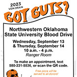 OBI Blood Drive Looking for 81 Donors Sept. 13-14