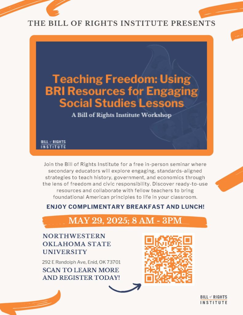 Northwestern Enid Campus to play host to Social Studies Workshops May 28-29