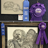 Pencil Drawings Earn Best of Show Honors at 20th Art Society Art Show