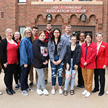 Ponca City High School Students Visit Northwestern-Alva for ‘Teach Oklahoma’