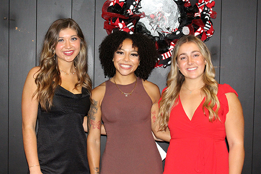 Ranger Queen finalists: Tara Owen, Diamond Hilton and Kate Foster.