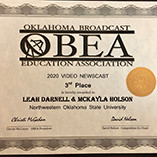 Students earn broadcasting award, plans announced for program