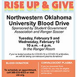 OBI Blood Drive looking for 112 donors Feb. 9-10