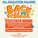 Education Majors Back to School Event