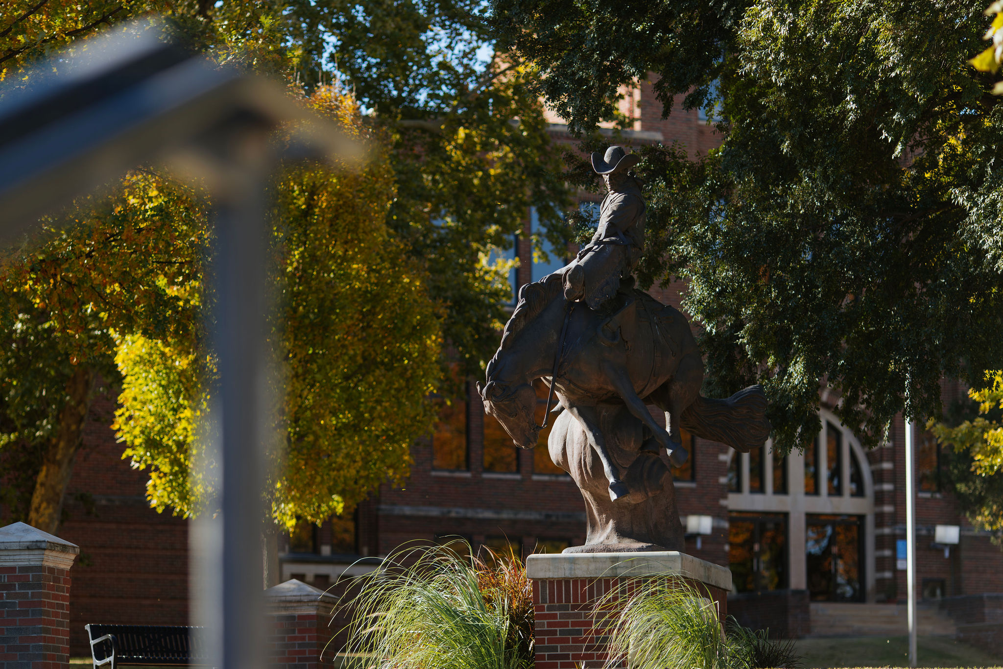 NWOSU Campus Ranger Statue